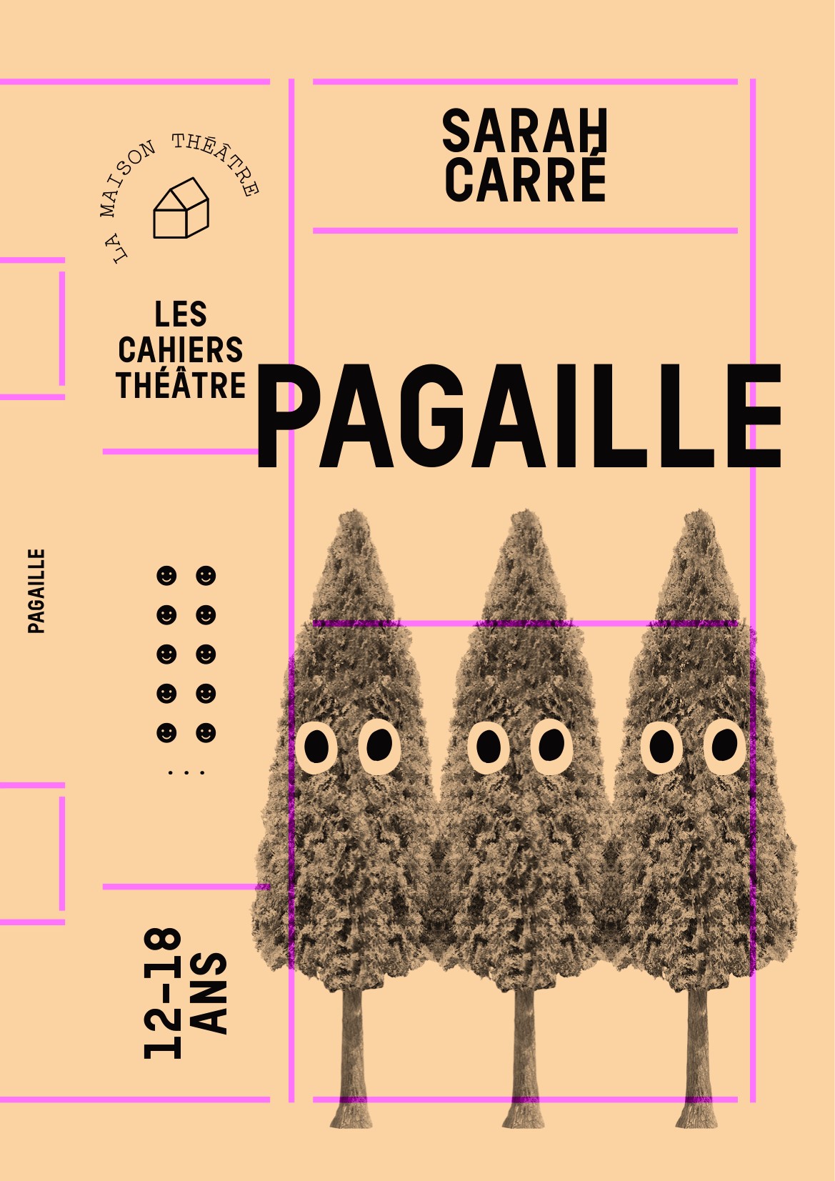 COUVERTURE Cahier théâtre "Pagaille" de Sarah Carré